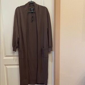 Express Chocolate Brown Cardigan